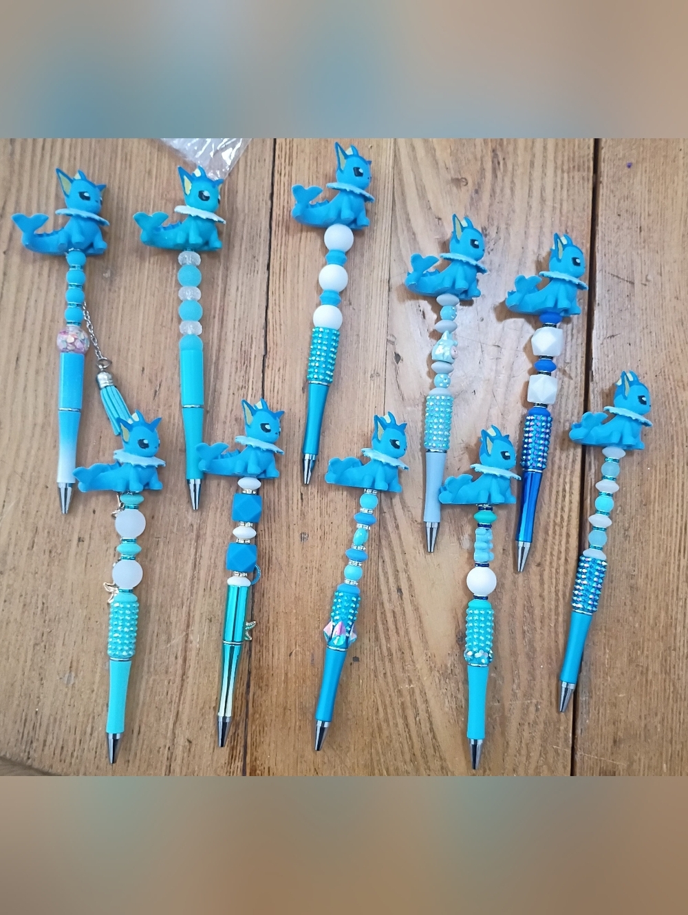 Vaporeon Pokemon Beaded Pen